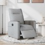 Sillón reclinable eléctrico tela gris claro by , Armchairs - Ref: Foro24-3324038, Price: 233,28 €, Discount: %
