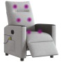 Sillón reclinable de masaje eléctrico tela gris nube von , Sessel - Ref: Foro24-3324044, Preis: 254,78 €, Rabatt: %