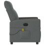 Sillón reclinable de masaje eléctrico tela gris oscuro von , Sessel - Ref: Foro24-3324046, Preis: 253,07 €, Rabatt: %
