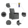 Sillón reclinable de masaje eléctrico tela gris oscuro von , Sessel - Ref: Foro24-3324046, Preis: 253,07 €, Rabatt: %