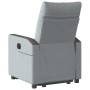 Sillón reclinable elevable de tela gris claro by , Armchairs - Ref: Foro24-3324052, Price: 256,41 €, Discount: %