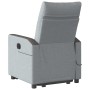 Sillón de masaje reclinable de pie de tela gris claro by , Armchairs - Ref: Foro24-3324059, Price: 271,26 €, Discount: %