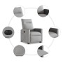 Sillón eléctrico reclinable elevable de tela gris nube von , Sessel - Ref: Foro24-3324065, Preis: 300,21 €, Rabatt: %
