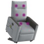 Sillón de masaje eléctrico reclinable elevable tela gris claro by , Armchairs - Ref: Foro24-3324073, Price: 319,06 €, Discoun...