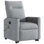 Sillón de masaje eléctrico reclinable elevable tela gris claro by , Armchairs - Ref: Foro24-3324073, Price: 319,06 €, Discoun...
