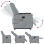 Sillón de masaje eléctrico reclinable elevable tela gris claro by , Armchairs - Ref: Foro24-3324073, Price: 319,06 €, Discoun...