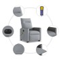 Sillón de masaje eléctrico reclinable elevable tela gris claro by , Armchairs - Ref: Foro24-3324073, Price: 319,06 €, Discoun...