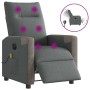 Sillón reclinable de masaje eléctrico tela gris oscuro by , Armchairs - Ref: Foro24-3324086, Price: 251,91 €, Discount: %