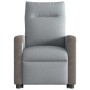 Sillón reclinable elevable de tela gris claro by , Armchairs - Ref: Foro24-3324090, Price: 257,74 €, Discount: %