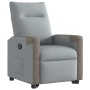 Sillón reclinable elevable de tela gris claro by , Armchairs - Ref: Foro24-3324090, Price: 257,74 €, Discount: %