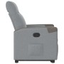 Sillón reclinable elevable de tela gris claro by , Armchairs - Ref: Foro24-3324090, Price: 257,74 €, Discount: %