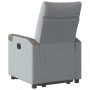 Sillón reclinable elevable de tela gris claro by , Armchairs - Ref: Foro24-3324090, Price: 257,74 €, Discount: %