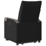 Sillón reclinable elevable tela negro by , Armchairs - Ref: Foro24-3324092, Price: 255,54 €, Discount: %