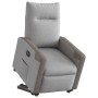 Sillón eléctrico reclinable elevable de tela gris nube by , Armchairs - Ref: Foro24-3324099, Price: 294,95 €, Discount: %