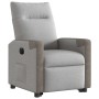 Sillón eléctrico reclinable elevable de tela gris nube by , Armchairs - Ref: Foro24-3324099, Price: 294,95 €, Discount: %