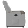 Sillón eléctrico reclinable elevable de tela gris nube by , Armchairs - Ref: Foro24-3324099, Price: 294,95 €, Discount: %