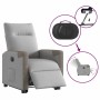 Sillón eléctrico reclinable elevable de tela gris nube by , Armchairs - Ref: Foro24-3324099, Price: 294,95 €, Discount: %