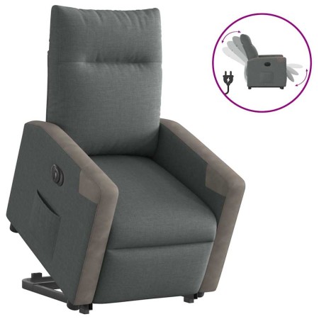 Sillón eléctrico reclinable elevable de tela gris oscuro von , Sessel - Ref: Foro24-3324101, Preis: 298,04 €, Rabatt: %