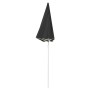 Sombrilla de exterior con poste de acero antracita 180 cm