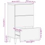 Aparador de madera maciza de mango 40x33,5x75 cm by , CD and DVD storage - Ref: Foro24-4018687, Price: 107,27 €, Discount: %