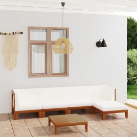 6-piece garden furniture set with solid acacia wood and cushions by vidaXL, Garden sets - Ref: Foro24-3058110, Price: 714,01 ...