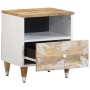 Mesita de noche de madera maciza de mango 40x33x46 cm by , Nightstands - Ref: Foro24-4018670, Price: 48,18 €, Discount: %