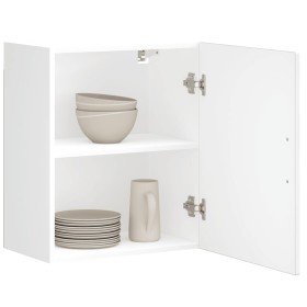Armarios pared para cocina 2 uds Porto blanca alto brillo by , Kitchen cabinets - Ref: Foro24-854042, Price: 121,25 €, Discou...