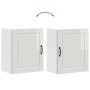 Armarios pared para cocina 2 uds Porto blanca alto brillo von , Küchenschränke - Ref: Foro24-854042, Preis: 121,25 €, Rabatt: %