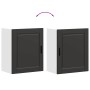 Armarios pared para cocina 2 uds Porto madera ingeniería negra von , Küchenschränke - Ref: Foro24-854040, Preis: 101,66 €, Ra...