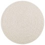 Alfombra ZIZUR aspecto yute interior/exterior crema Ø 120 cm de , Alfombras - Ref: Foro24-4010385, Precio: 53,70 €, Descuento: %