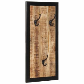Perchero madera maciza de mango rugosa 40x2x80 cm von , Hut- und Garderobenständer - Ref: Foro24-4015939, Preis: 58,33 €, Rab...
