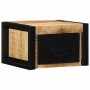 Mesitas de noche 2 piezas 40x35x25cm madera maciza rugosa mango de , Mesitas de noche - Ref: Foro24-4015947, Precio: 118,97 €...