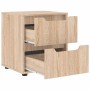 Mesilla de noche VISNES roble sonoma 45x40x50 cm de , Mesitas de noche - Ref: Foro24-4108283, Precio: 75,09 €, Descuento: %
