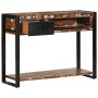 Mesa consola multicolor madera maciza reciclada 100x35x75 cm by , console tables - Ref: Foro24-4015930, Price: 162,07 €, Disc...