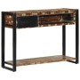 Mesa consola multicolor madera maciza reciclada 100x35x75 cm by , console tables - Ref: Foro24-4015930, Price: 162,07 €, Disc...