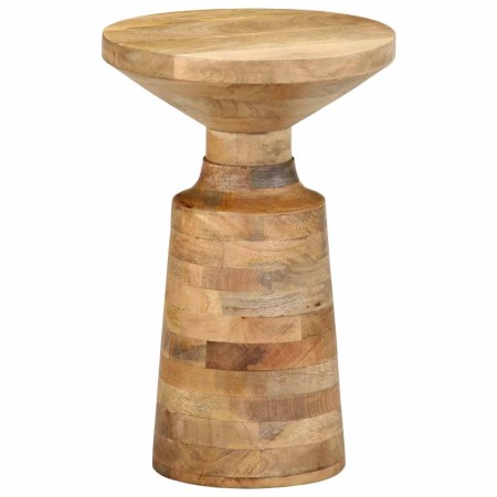 Mesa auxiliar madera maciza de mango Ø33x50 cm by , Side tables - Ref: Foro24-4017540, Price: 104,75 €, Discount: %