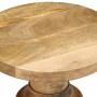 Mesa auxiliar madera maciza de mango Ø33x50 cm by , Side tables - Ref: Foro24-4017540, Price: 104,75 €, Discount: %