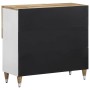 Aparador de madera maciza de mango 80x33,5x75 cm von , CD- und DVD-Speicher - Ref: Foro24-4018691, Preis: 86,06 €, Rabatt: %