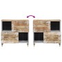 Aparador de madera maciza de mango 80x33,5x75 cm von , CD- und DVD-Speicher - Ref: Foro24-4018691, Preis: 86,06 €, Rabatt: %