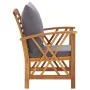 4-piece garden furniture set with solid acacia wood cushions by vidaXL, Garden sets - Ref: Foro24-3057991, Price: 452,64 €, D...