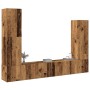 Conjunto de mueble de TV 4 piezas montado la pared madera vieja von , TV-Möbel - Ref: Foro24-3329217, Preis: 186,58 €, Rabatt: %