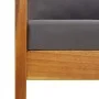 Muebles de jardín 4 piezas con cojines madera maciza de acacia de vidaXL, Conjuntos de jardín - Ref: Foro24-3057991, Precio: ...