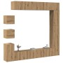 Mueble para TV de pared madera contrachapada artesanal 9 piezas von , TV-Möbel - Ref: Foro24-3329222, Preis: 374,18 €, Rabatt: %
