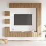 Mueble para TV de pared madera contrachapada artesanal 9 piezas von , TV-Möbel - Ref: Foro24-3329222, Preis: 374,18 €, Rabatt: %