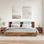 Mesitas de noche 2 uds madera contrachapada madera vieja von , Nachttische - Ref: Foro24-856407, Preis: 59,08 €, Rabatt: %