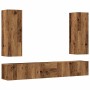Conjunto de mueble de TV 5 piezas montado la pared madera vieja von , TV-Möbel - Ref: Foro24-3329193, Preis: 183,86 €, Rabatt: %