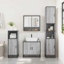 Set de muebles de baño 3 pzas madera contrachapada gris sonoma von , Badezimmermöbel - Ref: Foro24-3300978, Preis: 216,48 €, ...