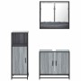 Set de muebles de baño 3 pzas madera contrachapada gris sonoma von , Badezimmermöbel - Ref: Foro24-3300978, Preis: 216,48 €, ...