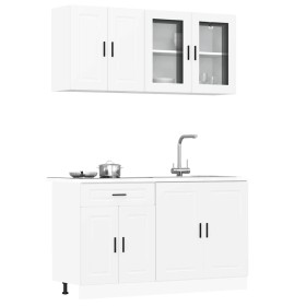 Mueble de cocina Kalmar blanco 4 piezas madera contrachapada von , Küchenschränke - Ref: Foro24-3314871, Preis: 304,45 €, Rab...