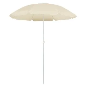 Garden umbrella with steel pole in sand color, 180 cm. by vidaXL, Umbrellas - Ref: Foro24-315537, Price: 20,13 €, Discount: %